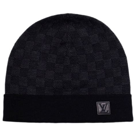 louis vuitton scarf and beanie|Louis Vuitton beanie hat black.